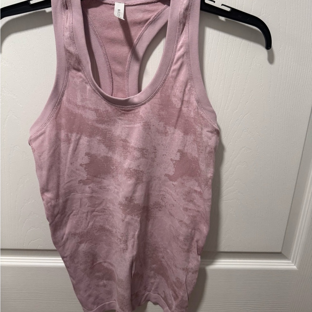 Pink Racerback Tank Top